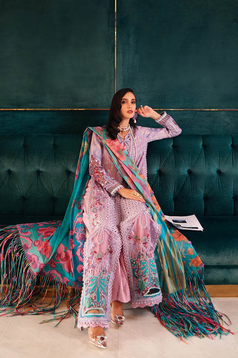 Afrozeh Luxury Embroidered Lawn Chrysa