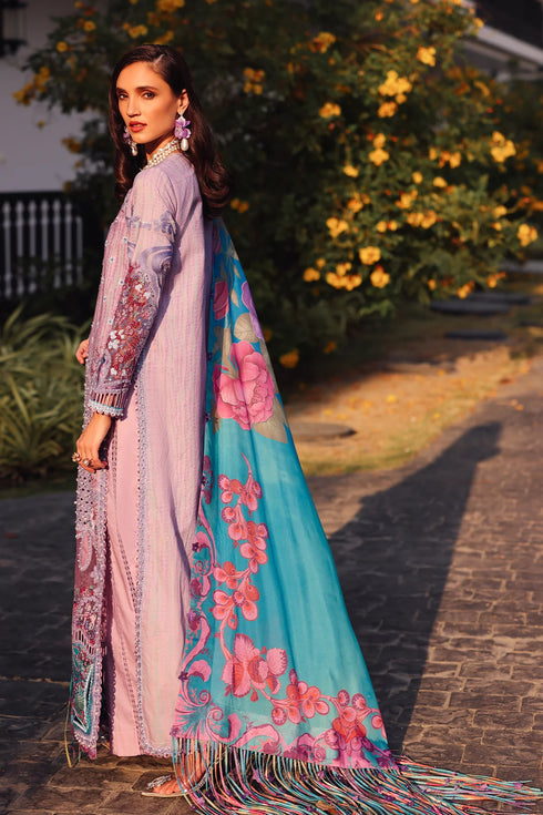 Afrozeh Luxury Embroidered Lawn Chrysa