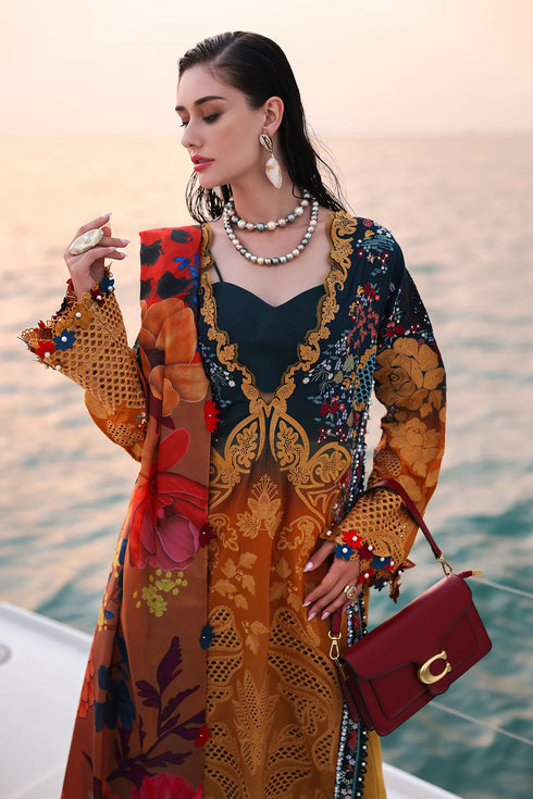 Afrozeh Luxury Embroidered Lawn Halcy