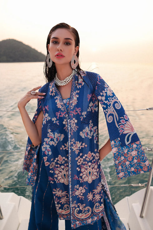 Afrozeh Luxury Embroidered Lawn Eclipse