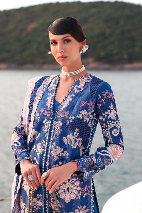Afrozeh Luxury Embroidered Lawn Eclipse