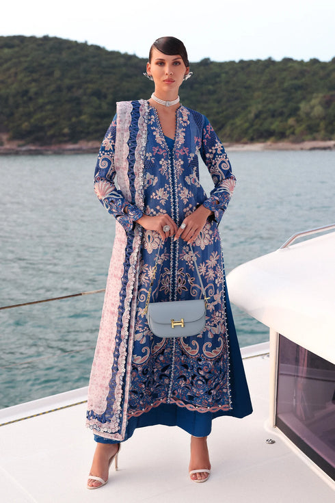Afrozeh Luxury Embroidered Lawn Eclipse
