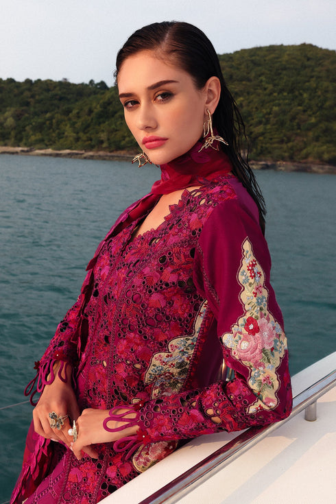 Afrozeh Luxury Embroidered Lawn Serene