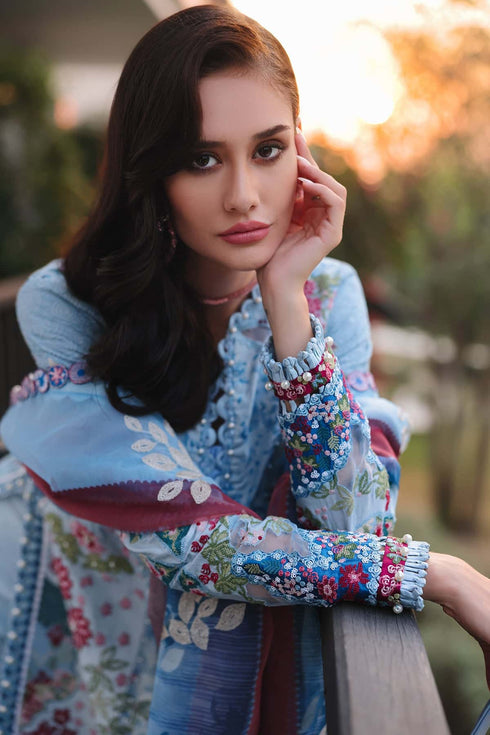 Afrozeh Luxury Embroidered Lawn Presta