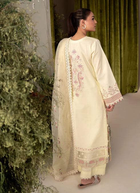 Apana by Aabyaan Chikan Kari Embroidered suit -alibaash