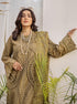 ZA Clothing Embroidered Semi Stitched Lawn- allibaash.com