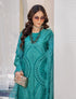 ZA Clothing Embroidered Semi Stitched Lawn- allibaash.com