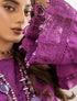 ZA Clothing Embroidered Semi Stitched Lawn- Orchid Opulence