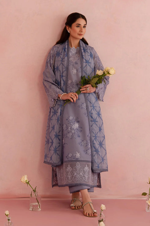 Afrozeh The Folral Charm Lawn '2025 – Columbine