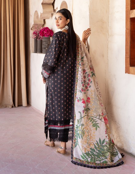 Mausummery spring summer lawn Noir-idia