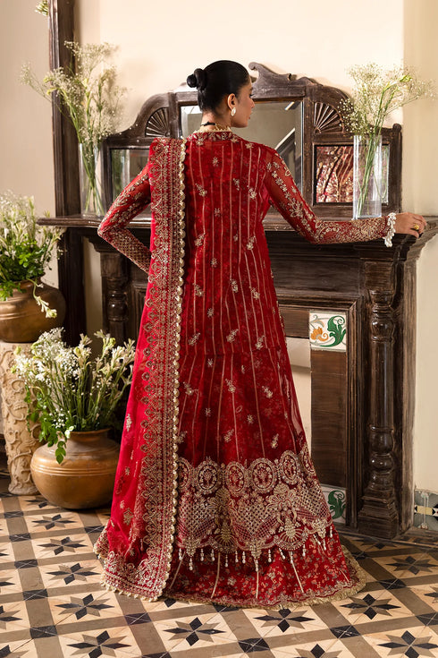 Afrozeh Dastangoi Wedding Formals-Tearose