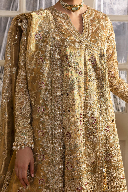 Afrozeh Dastangoi Wedding Formals-Goldveil